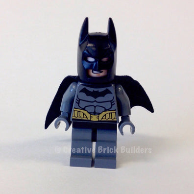 LEGO Minifigure-Batman - Dark Bluish Gray Suit, Gold Belt, Dark Bluish Gray Hands-Super Heroes / Batman II-SH089-Creative Brick Builders